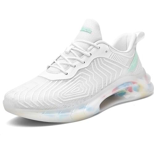 A56 New Mens Shoes Fashion Comfortable Breathable Shock-absorbing Luminous Mens TPU Wear-resistant Sole Leisure Sports Shoes