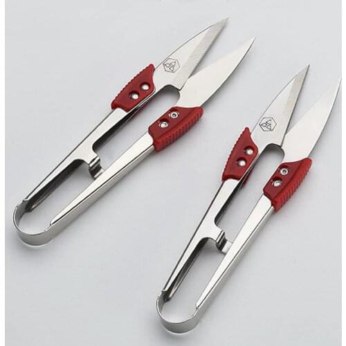 Stainless Steel Yarn Scissor Embroidery Sewing Scissors Cross Stitch Cutting Embroidery Scissor U Thread Scissors for Fabric