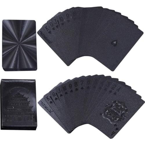 Plastic Set Poker Playing Cards Deck Waterproof Playing Cards Adult Family Board Game
