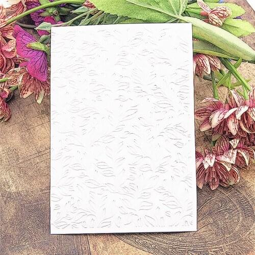 HOT plastic clock template lush green leaf craft card making paper card album wedding decoration Embossing folders