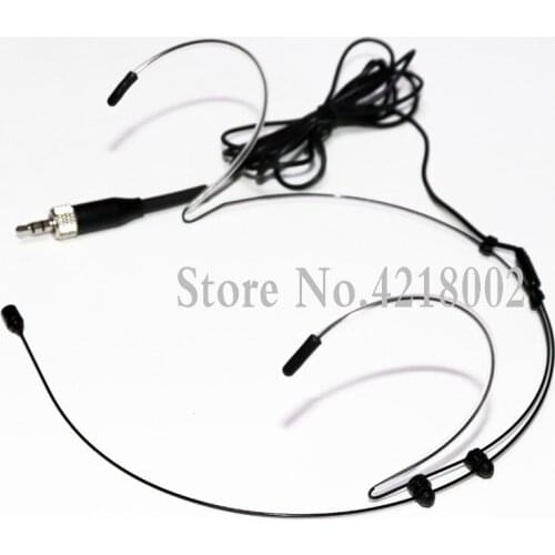 Pro Black Headset Headworn Microphone Microfono for Sennheiser SK EW 100 300 500 G1 G2 G3 Wireless Karaoke Studio Mic System