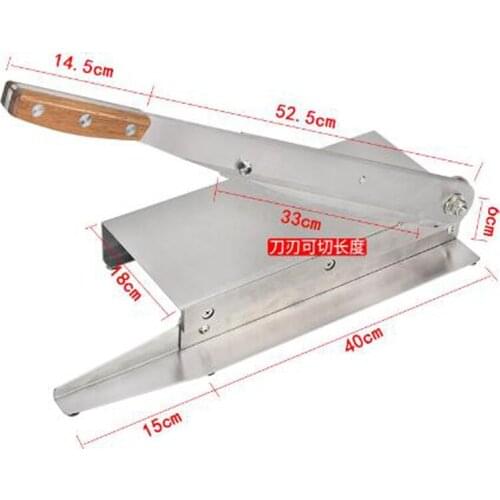 Stainless Steel Slicer Meat Slicer Machine Cakes Gelatin Cake Snowflake Cake Nougat Bread Lamb Meat Cutting Machine