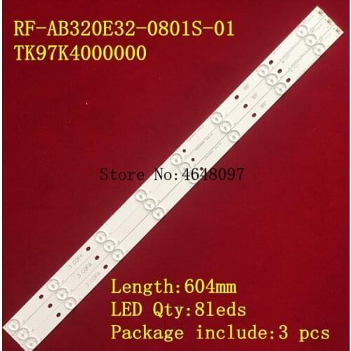 LED Backlight Strip For LED32B16 RF-AB320E32-0801S-01 TK97K4000000 TJ100K4000000 T320XVN02.0 M320X13-E4-H (G3)