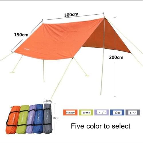 Outdoor Sun Shelter camping tent hiking beach summer tent waterproof and UV portable for 5-8 people