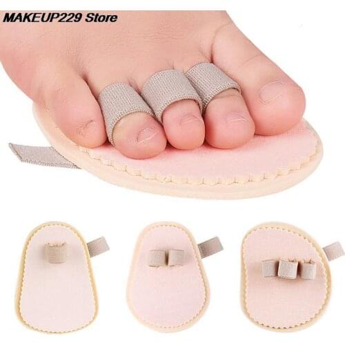 Unisex Hammer Toe Cushions Protector Separator Support Pads Temporary Corrector Straightener Bunion Guard 1pc
