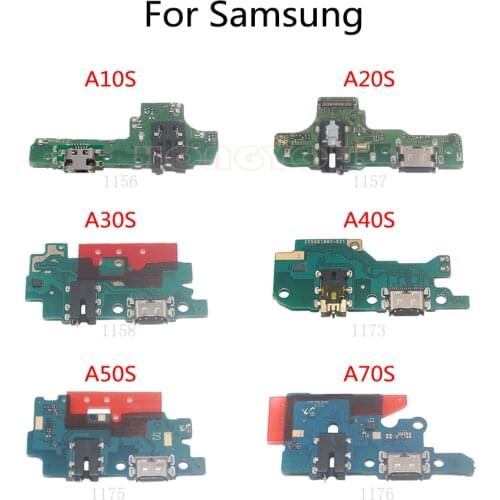 AAA Quality For Samsung Galaxy A10S A20S A3S0 A40S A50S A70S USB Charging Dock Port Socket Jack Plug Connector Board Flex Cable