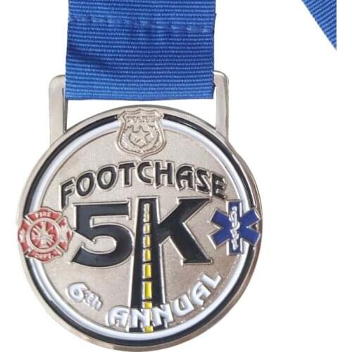 High quality marathon running medal new fashion single-faced matte medal