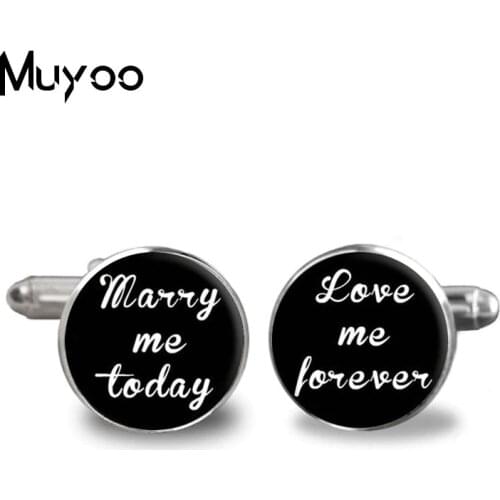 1Pair Wedding Cufflinks shirt Cufflinks round clip groom groomsmen gifts wedding Cufflinks - Groom Cufflinks -Wedding Cuff