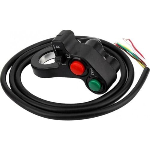 Electric Bike 2 in 1 Head Light Horn Switch Turn Signal Switch Button For Motorcycle E-Bike Electric Scooter ReplacementAccessoy