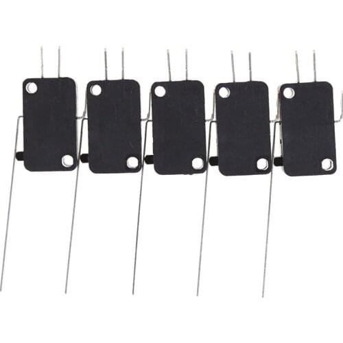 5pcs KW7-9 Long Straight Hinge Lever Type SPDT Micro Switch Limit Switch