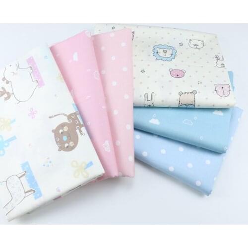 50*160cm Printed Twill Cotton Fabric For DIY Patchwork Quilting Sewing Tissue Of Baby Sheet Pillow Cushion Curtain Material D30