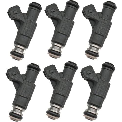 6pcs/LOT Fuel Injector Nozzle 97JF-BA 0280155734 For 1997 1998 Explorer 4.0L 97JFBA