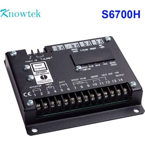 Speed Control Unit S6700H Speed Controller for Generator Genset