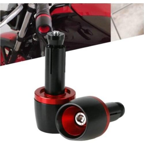 Handle Bar Ends Grips Universal For Honda Yamaha Kawasaki KTM Ducati 7/8" 22mm Motorcycle Handlebar Counterweight Plug Slider