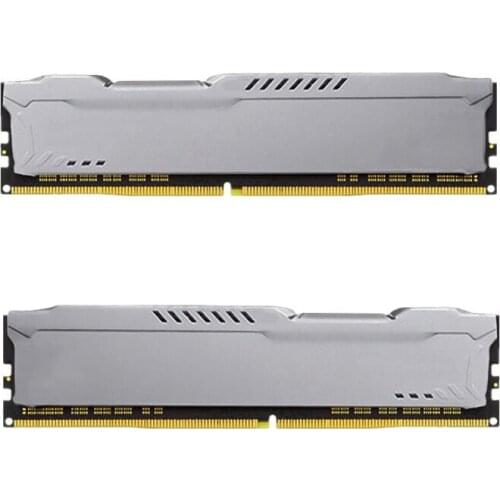 Newest Silver RAMs Heatsinks Case Computer Components Compatible Main Desktop PC DDR,DDR2,DDR3,DDR4 Main Chassis RAMs Cooling