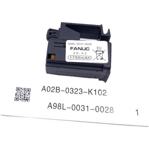 NEW FANUC A02B-0323-K102 A98L-0031-0028 1750MAH 3V FANUC Battery PLC Batteries