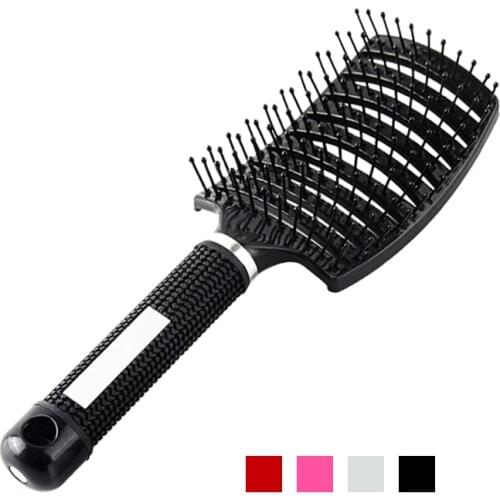 Hairdressing Comb Curly Hair Ribs Modeling Massage Big Curved Comb Wide Tooth Large Plate Comb beauty Tools