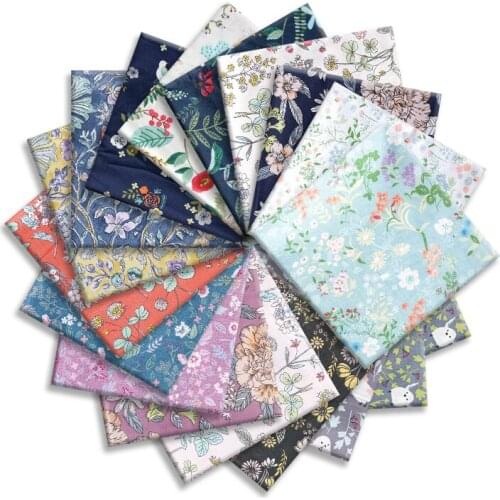 Patchwork Combination,DIY Materials,Womens Series Of Pure Cotton Floral Fabric,Hand-Made Clothing Table Cloth, Bed Sheet Cloth