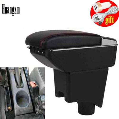 Armrest box For dacia sandero estepway ouble layer central Store content ashtray