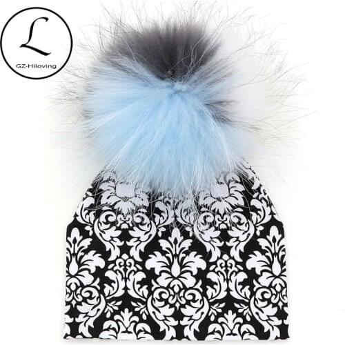 GZHILOVINGL 2017 Spring Autumn Brand Baby Hat 0-6 Months Cotton Cap For Kids Boy Girl Childrens Pom Pom Hats Caps Baby Beanie