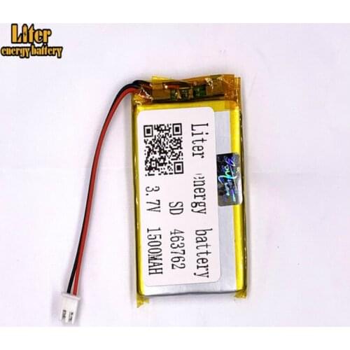 XHR-2P 2.45 2.54 1500mAh 463762 453560 3.7V polymer battery smart home mobile devices