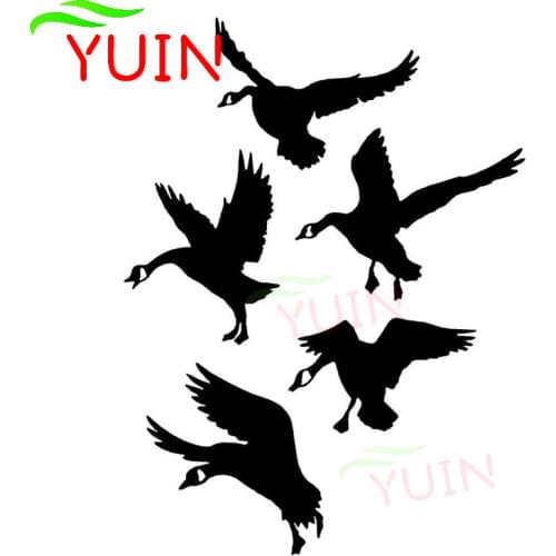 Goose Landing Fun Hunting Car Sticker Window Fashion Auto Accessories PVC Door Bumper Decoration Waterproof Sunscreen Decal