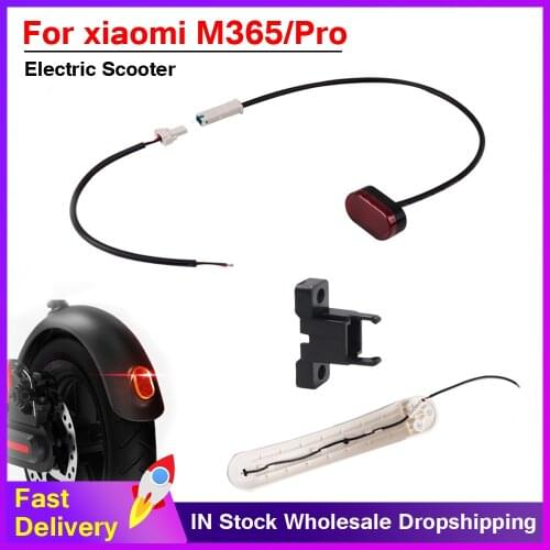 Electric Scooter Rear Tail Light Lamp LED Tail Stoplight With Battery line Safety Light For Xiaomi Mijia M365 Pro Scooter