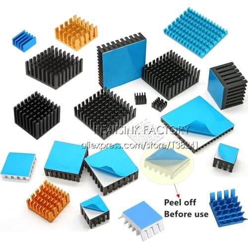 HEATSINK FACTORY Aluminum Heatsink Heat Sink Chipset Radiator Cooler With Thermal Heat Condutive Transfer Pad