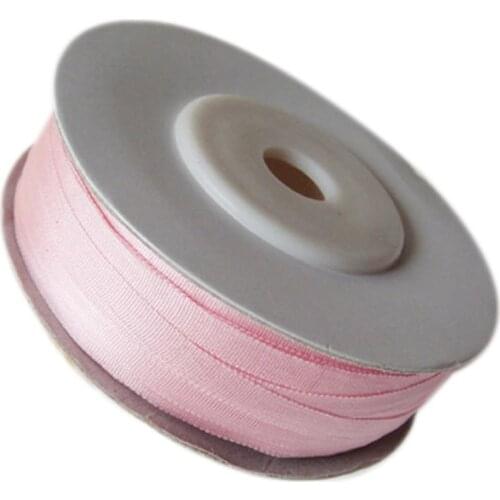 216 Lt.Pink 100% Real Pure Silk Embroidery Ribbon Handcraft,Double Face Thin Taffeta Silk Tape 2/4/7/10/13/25/32mm,10/30/100m