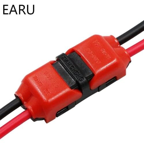 5pcs 2p Spring Connector Wire With No Welding No Screws Quick Connector Cable Clamp Terminal Block 2 Way Easy Fit For Led Strip