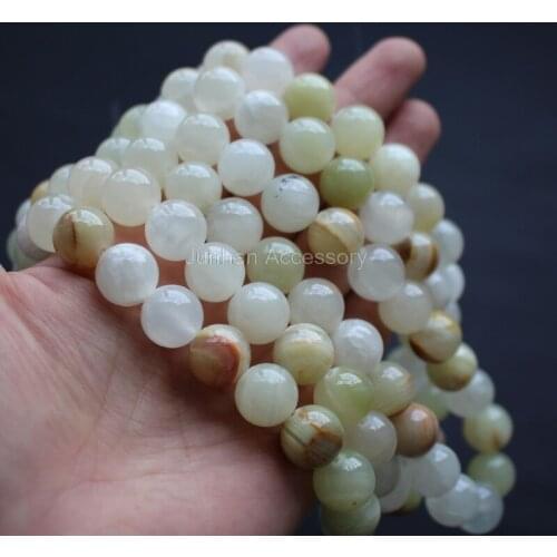 6 8 10 12mm Natural Stone Beads Gem Onxy Beads 15.5" Diy Material Jewelry accessoires