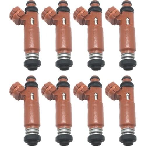 8Pcs Fuel Injector for Mazda 323 Demio Mk8 1.3L 1998~2003 OEM 195500-3020 B31R-13-250 195500 3020
