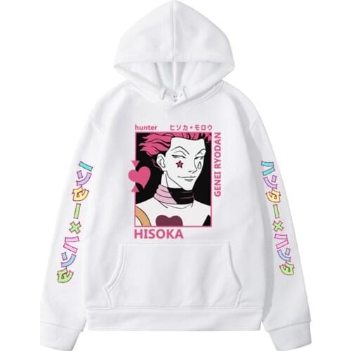 Anime Hunter X Hunter Killua Leorio Kurapika Gon Hisoka Pullover Women Hoodie Streetswear Tops Kpop Clothes Oversized Sweatshirt