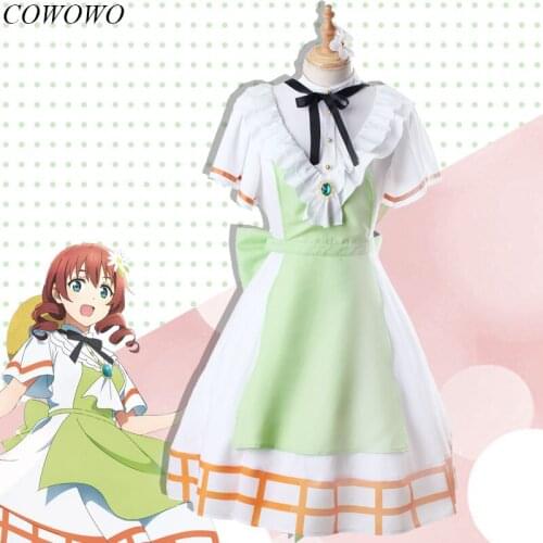 Anime! LoveLive! Emma Verde Lovely Dress Uniform Cosplay Costume Halloween Carnival Party Role Play Outfit For Women NEW