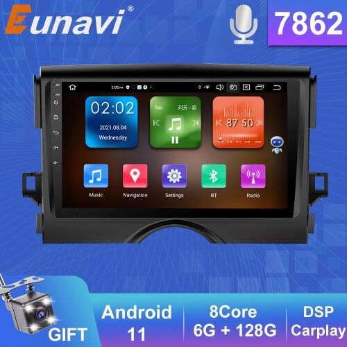 Eunavi 2Din Android Car Radio For Toyota Land Cruiser Prado REIZ 2010-2017 GPS Multimedia Video Player Autoradio GPS Navigation