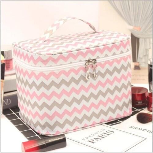 Travel Waterproof Portable Women Makeup Bag High Capacity Toiletries Organizer Storage Cosmetic Cases Zipper Wash Beauty Pouch