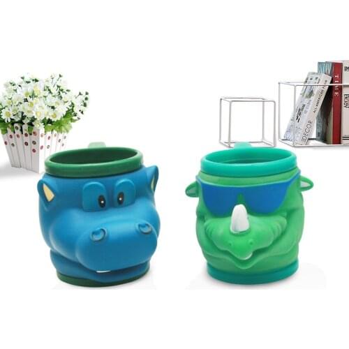 1PC Children Bathroom Toothbrush Cup Creative Dinosaur Water Cup High Quality Cute 200ML Cartoon Tooth Glass for kids