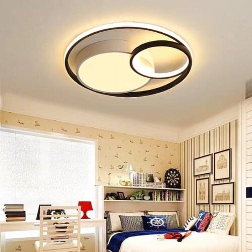 New Round Dimmable Modern Led Chandelier For Living Room Bedroom Kitchen Room Remote Controller Ceiling Chandelier Fixtures