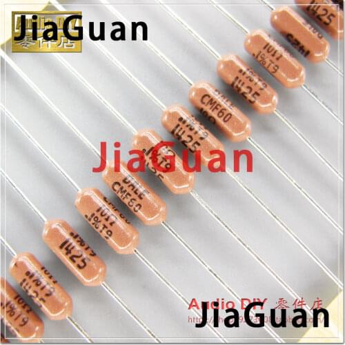 20PCS VISHAY DALE CMF60 0.5W 10R 0.1% T9 Axial Resistance RN60E 25ppm military regulations metal resistor CMF-60 1/2w 10 ohm