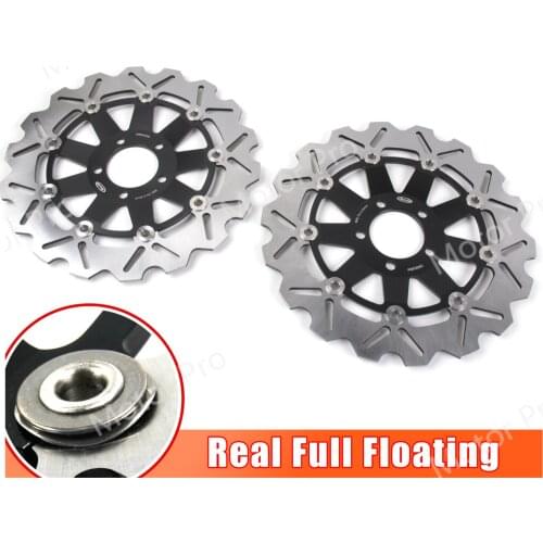 2PCS CNC Floating Disk Brake Disc Rotor For Kawasaki ZXR400 ZXR 400 1989 1990 / ZEPHYR 550 1993 1994 1995 1996 1997 1998 - 2003