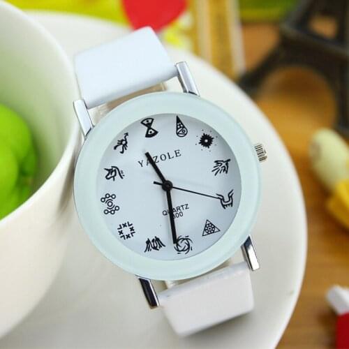 Hot YAZOLE Korean Version of Male and Female Student Watch Couple Quartz 2020 New Watch Mens and Womens Watch Childrens Watch