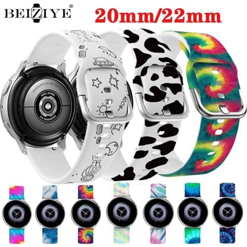 Sport Silicone Strap For Samsung Galaxy Watch 4 Band Active 2 S3 S2 42 46mm Watchband Bracelet For Huawei watch GT2/GT2e correa