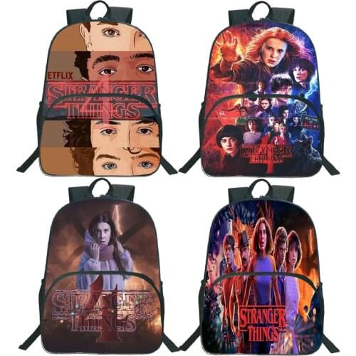 Mochila Stranger Things Season 4 Backpacks For Girls Boys School Bags Fashion Bookbag Teen Daily Rucksacks Back To School Gifts