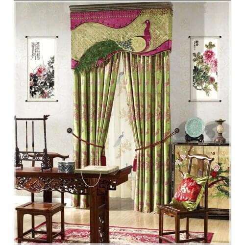 Great Luxury the curtain extreme quality the blind Classical curtain cloth dodechedron quality full faux silk Blinds the tulle