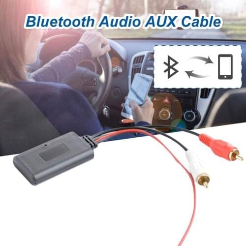 Universal Bluetooth AUX Receiver Module 2 RCA Cable Audio Adapter Auto Input For Truck Music Stereo Wireless Radio Play B2K O9W0