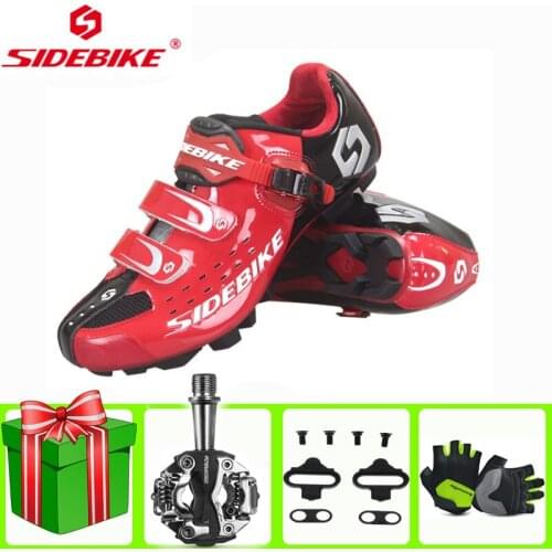 SIDEBIKE Cycling Shoes Sapatilha Ciclismo Mtb Professional Outdoor Self-Locking Bicycle Women Sneakers Men Bike Sports Shoes