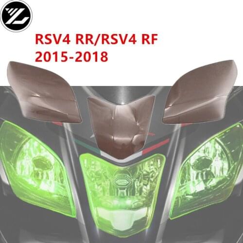 For Aprilia RSV4 RR/RSV4 RF 2015 2016 2017 2018 Motorcycle Headlight Protection Cover Headlight Screen Lens Protective Cover Fit