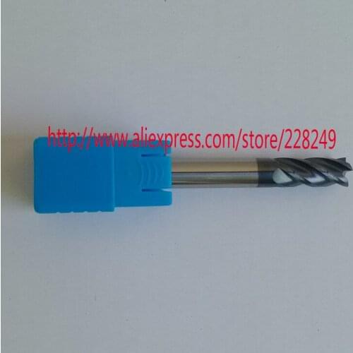 1pc D6*15*D6*50 HRC60 4 Flutes Flat Square Tungsten Solide Carbide End Mills For CNC Milling Tools