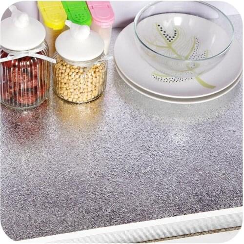 40x100cm Aluminum Kitchen Cabinet Liner Dampproof Waterproof Oil Proof Mats Ambry Kitchen Wardrobe Closet Drawer Cabinets Mats