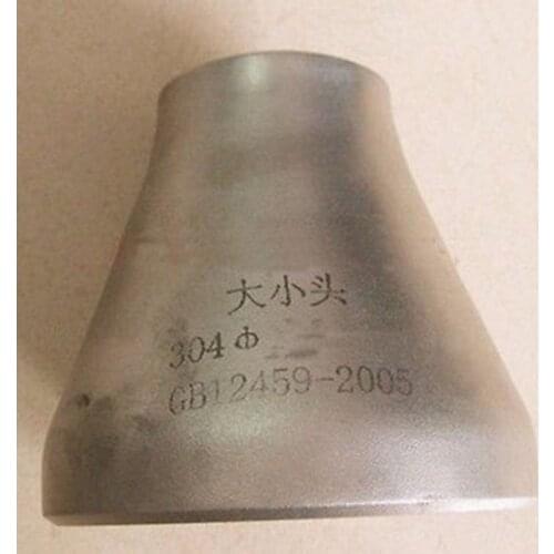 89x76mm 304 Stainless Steel Concentric Reducing Butt Welded Pipe Fitting Water gas Oil
